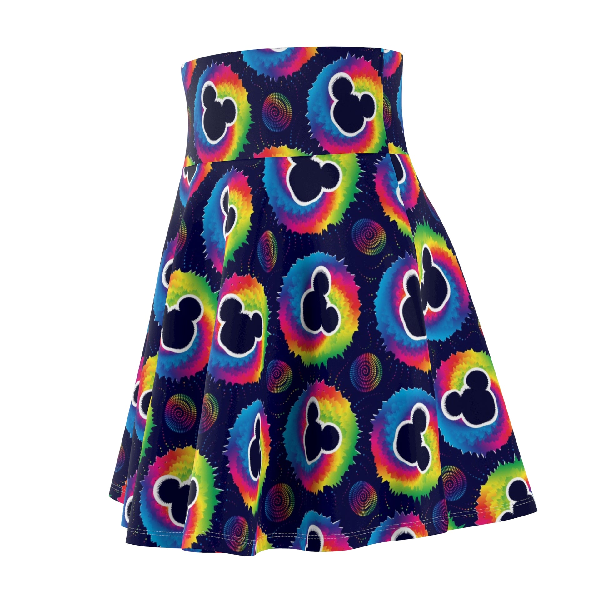 Tie Dye Women's Skater Skirt - Ambrie