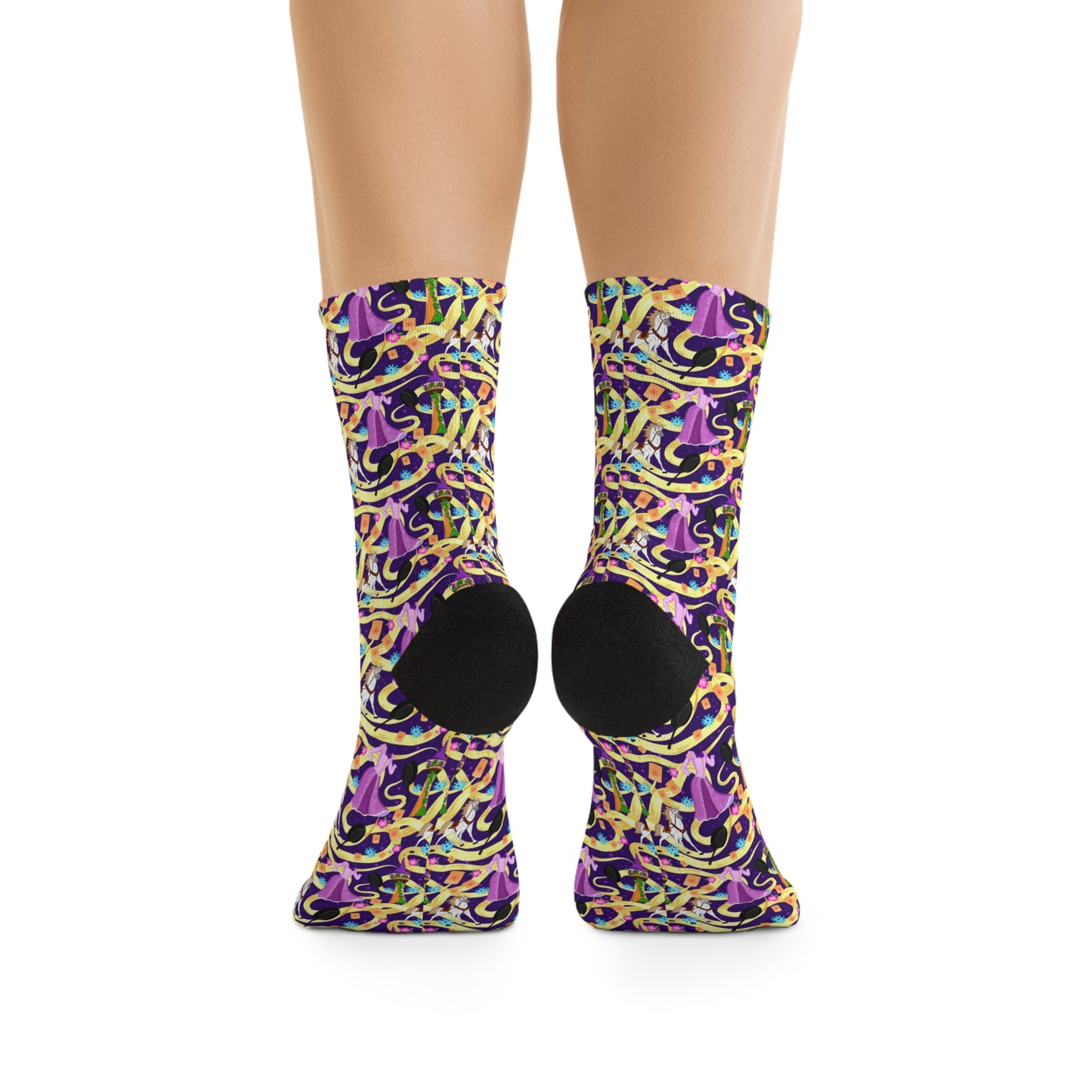 Disney Tangled Rapunzel Punzy Hair Socks