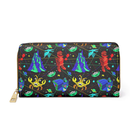 Space Ranger Spin Zipper Wallet