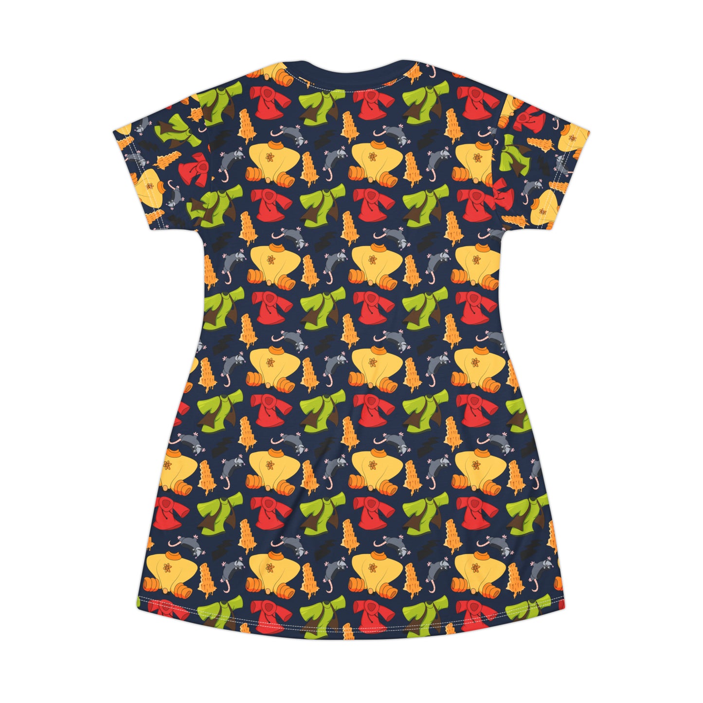 Tower Of Cheeza T-Shirt Dress - Ambrie