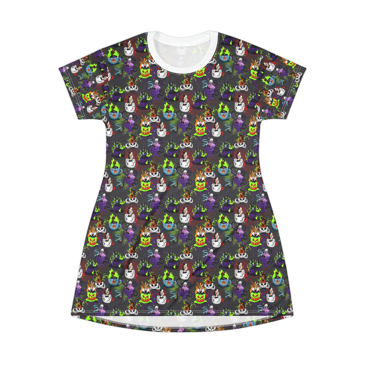 Villains Tea Cups T-Shirt Dress