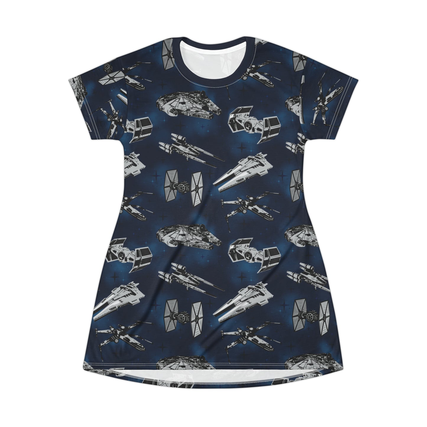 Galactic Ships T-Shirt Dress