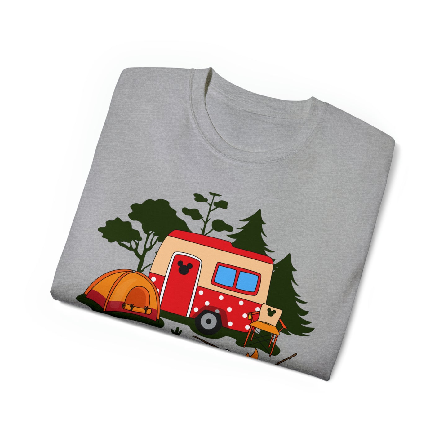 I'd Rather Be Camping Unisex Graphic Tee