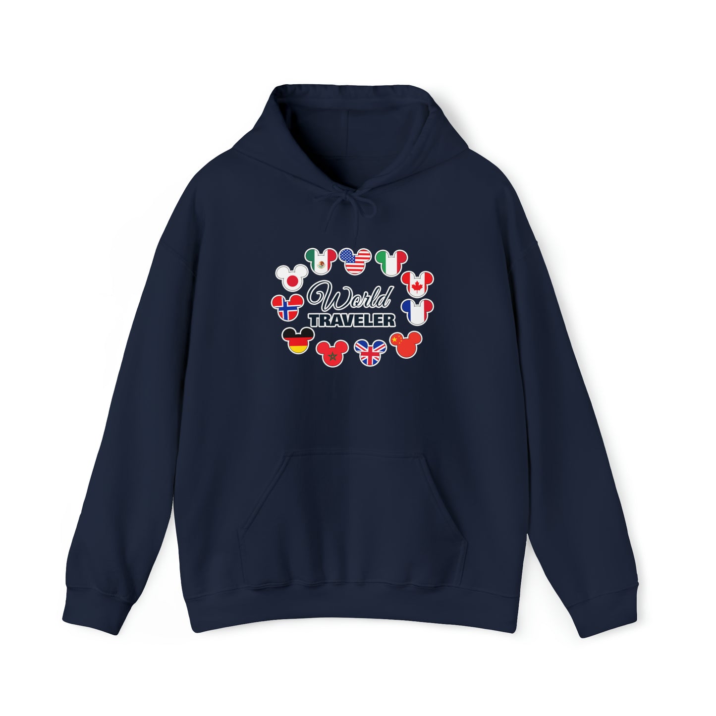 World Traveler Unisex Hooded Sweatshirt