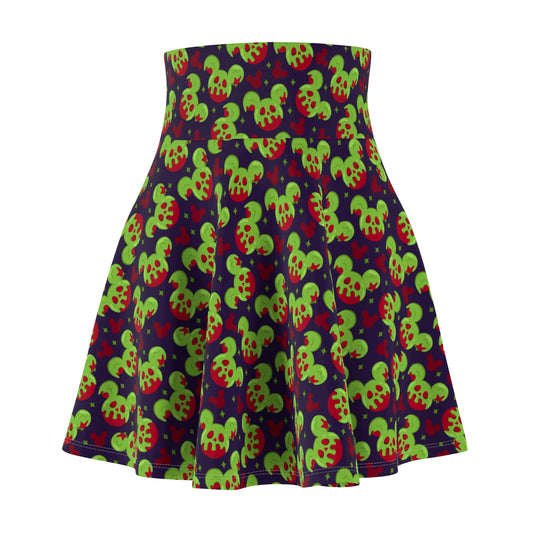 Magical Evil Apple Women's Skater Skirt