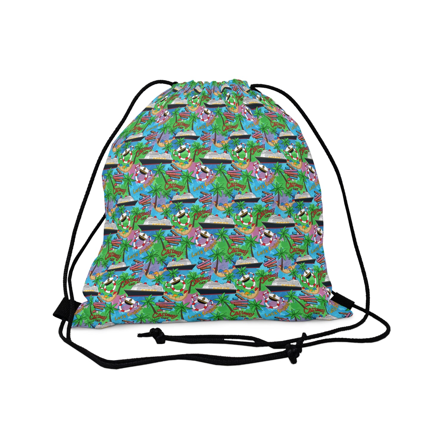 Let's Cruise Drawstring Bag