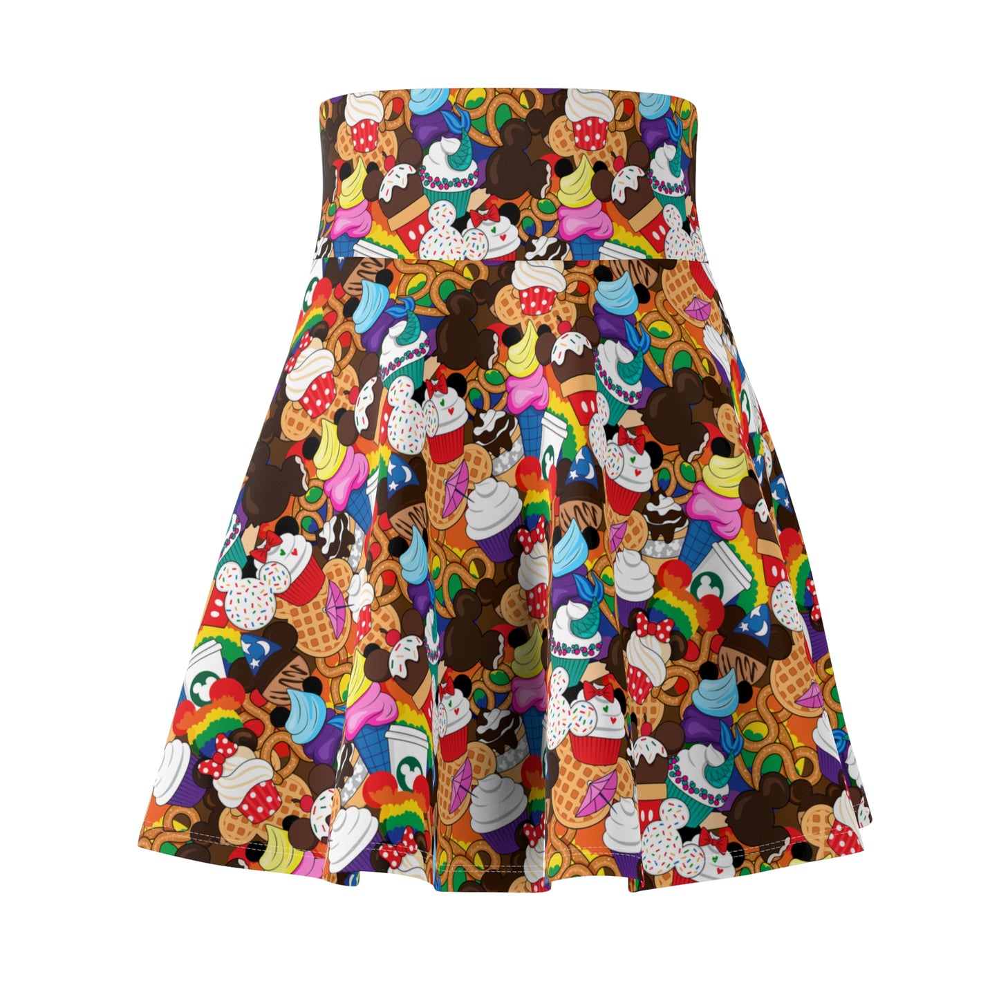 Colorful Snacks Women's Skater Skirt