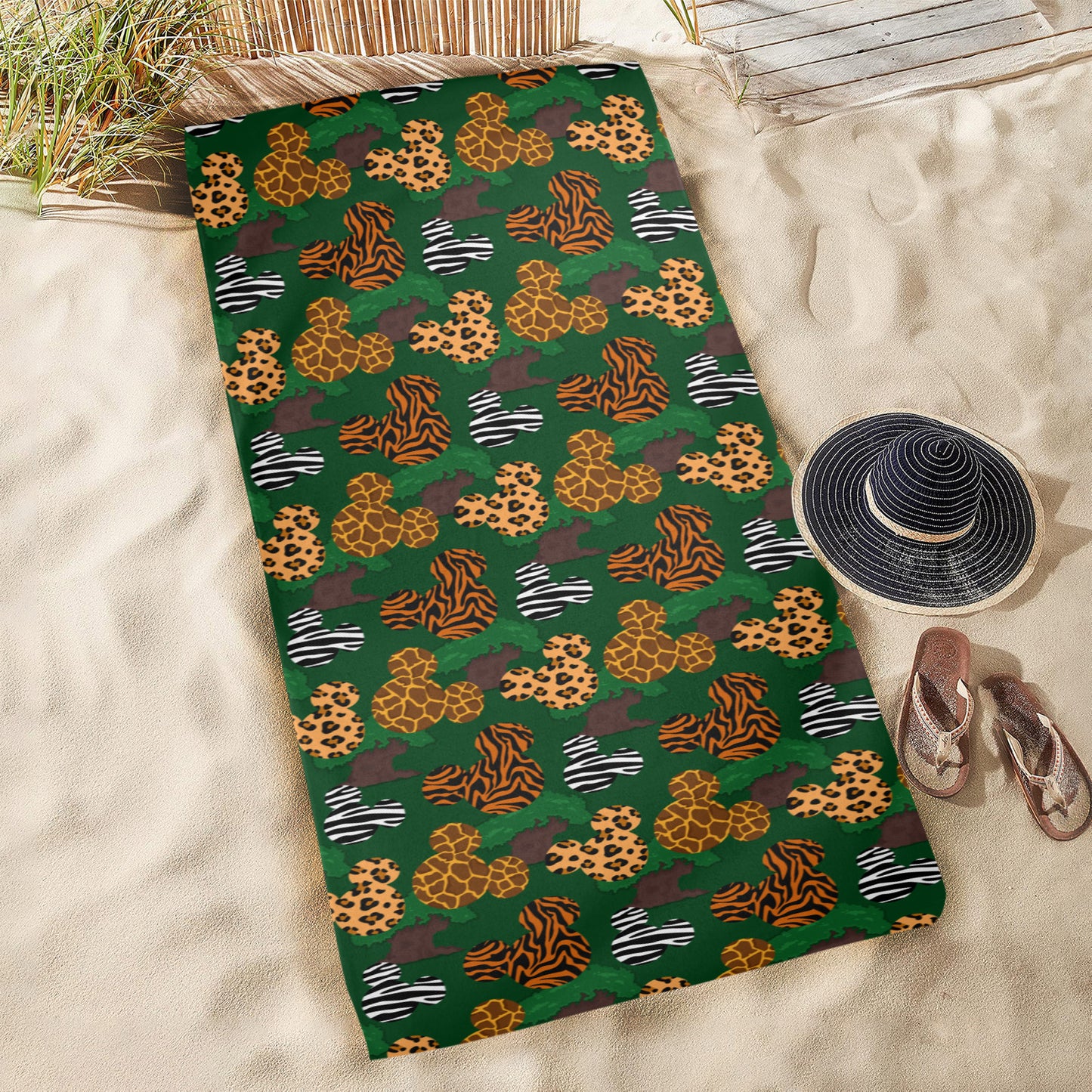Animal Prints Beach Towel