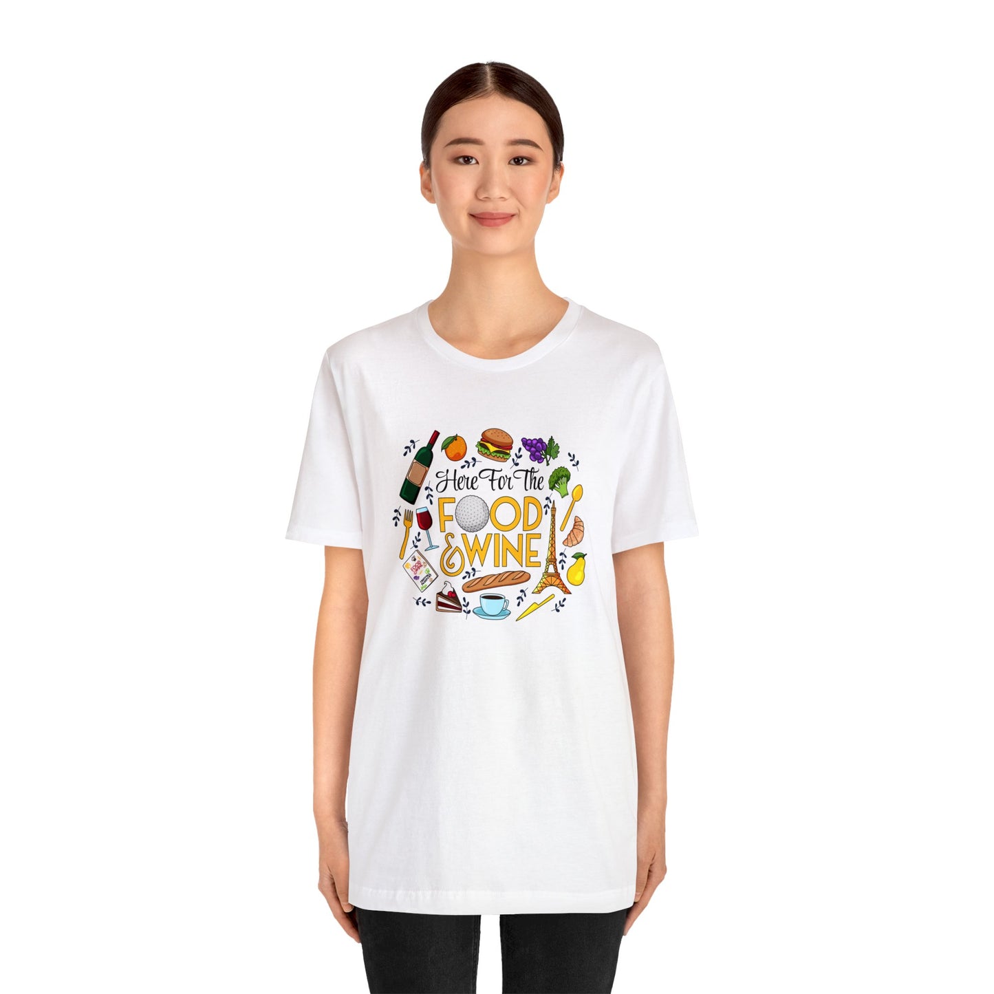 Food And Wine Unisex Gaphic Tee