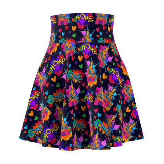 Watercolor Home Women's Skater Skirt