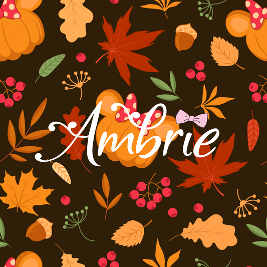 Fall Pumpkins Seamless Pattern, Magical Cartoon Seamless pattern, Fabric Sublimation