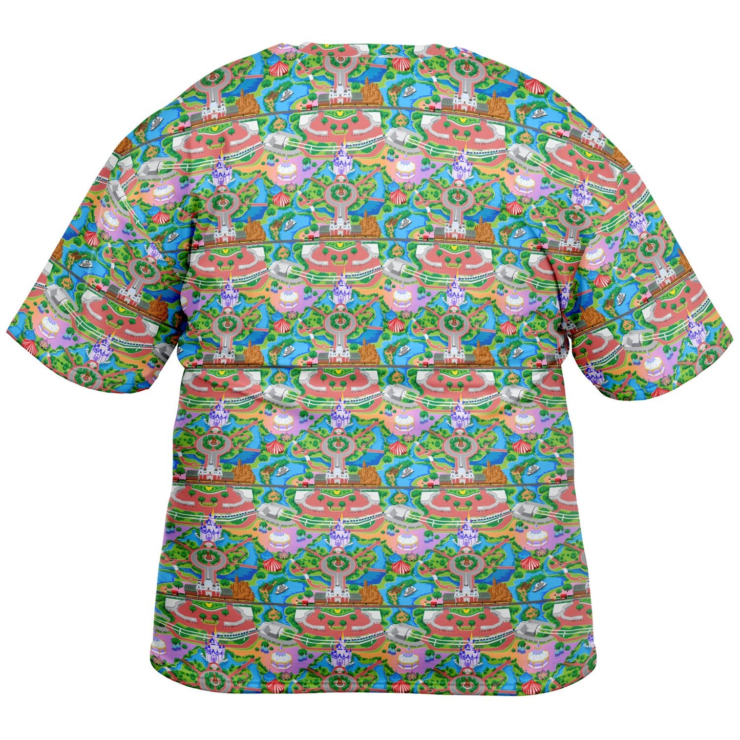 Park Map Unisex Plus-size T-Shirt