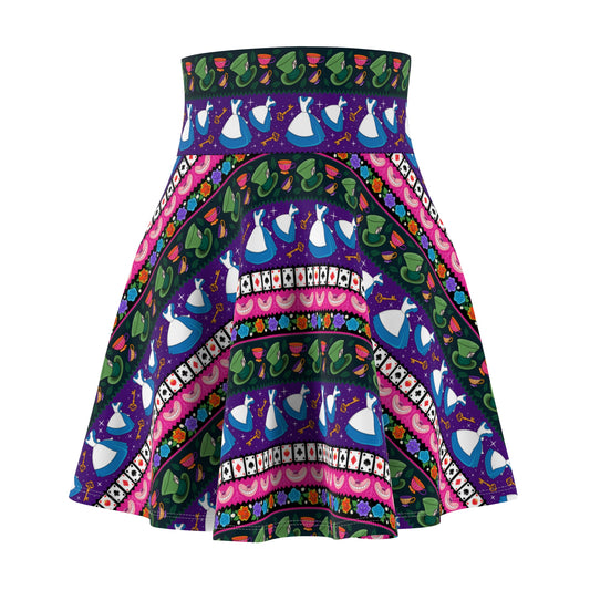 Wonderland Line Women's Skater Skirt