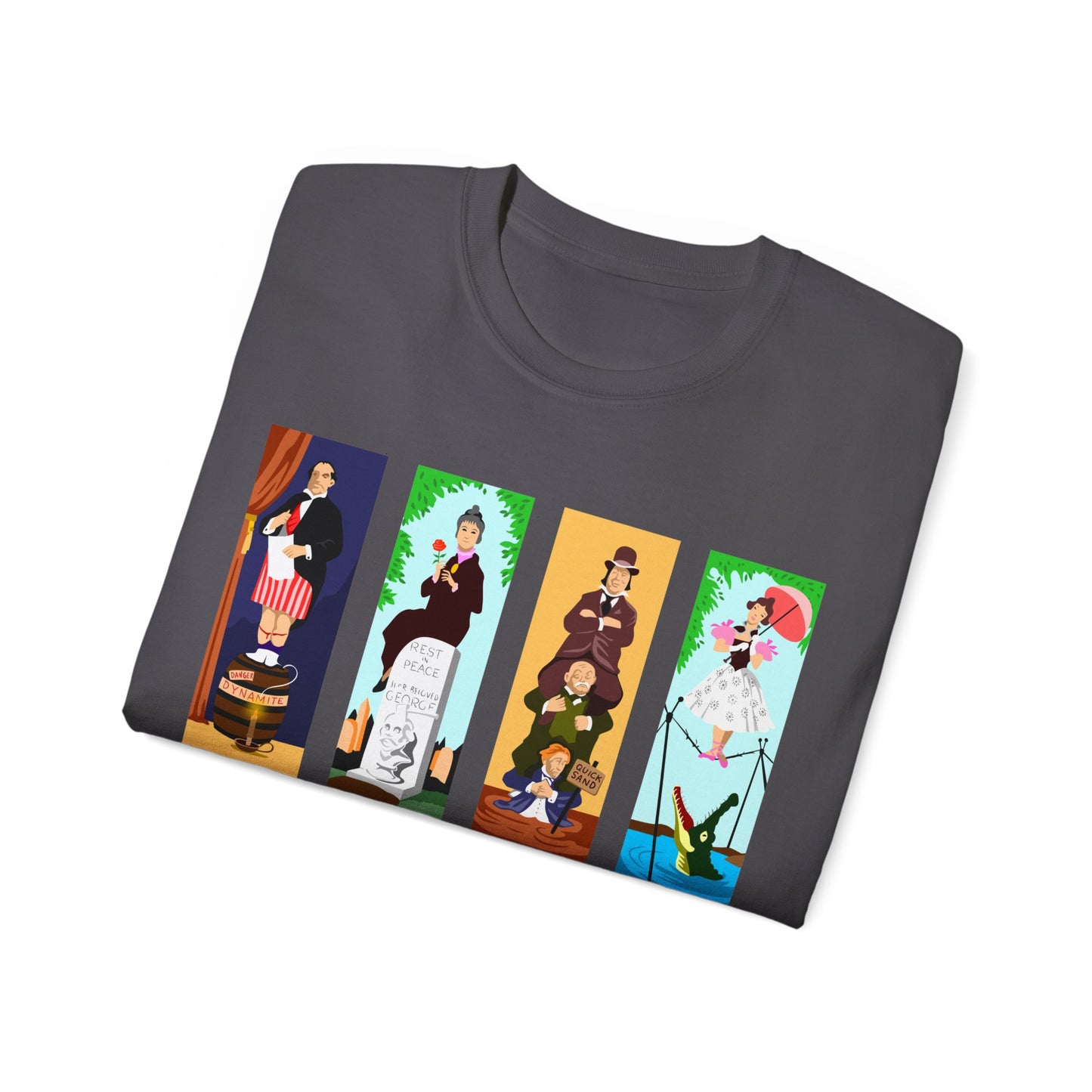 Haunted Paintings Unisex Graphic Tee