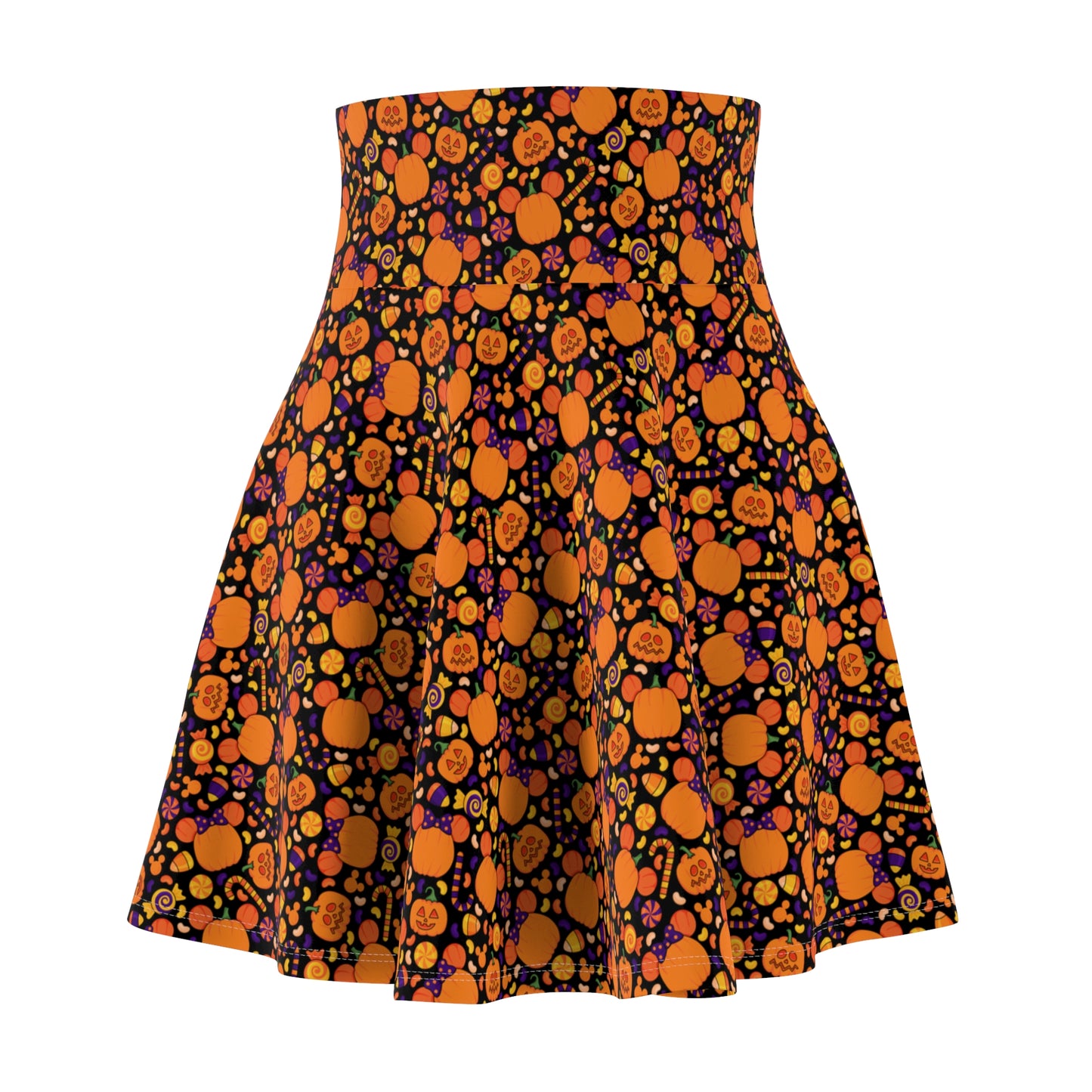 Pumpkins And Candy Women's Skater Skirt