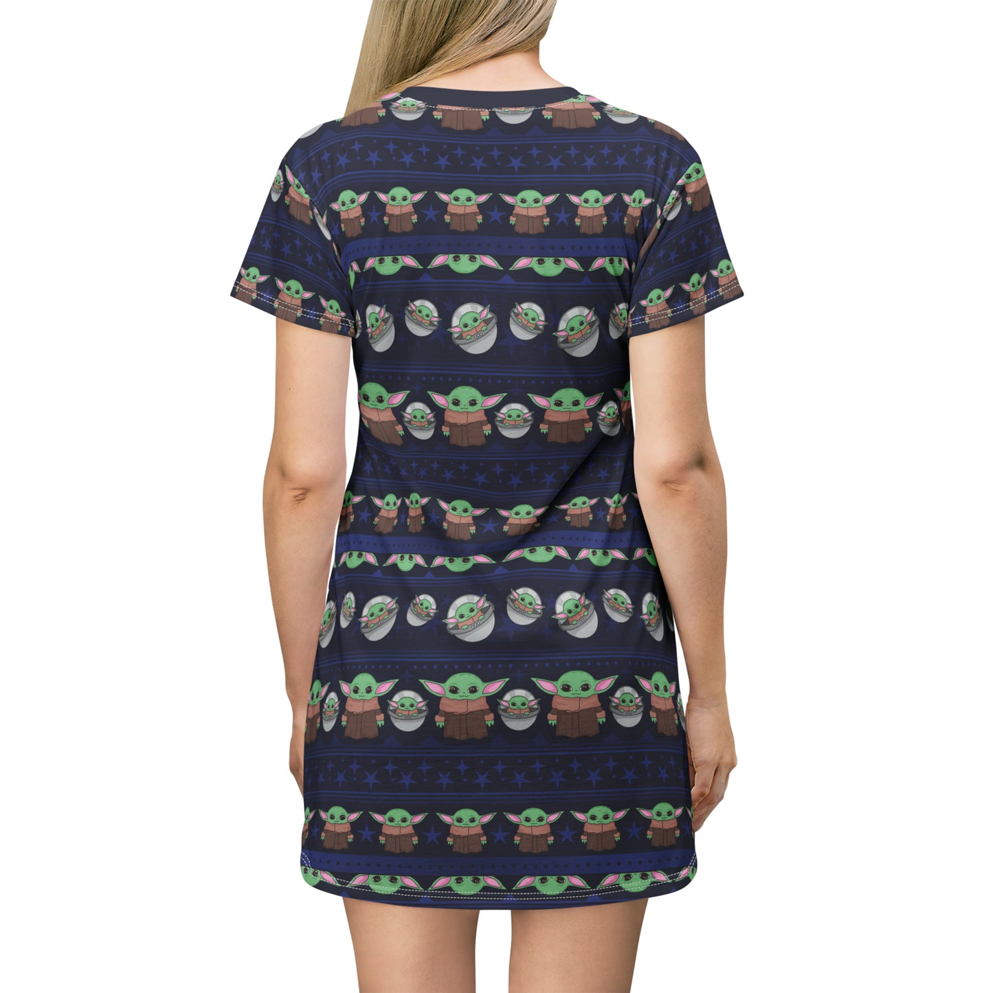 The Child Line All Over Print T-Shirt Dress