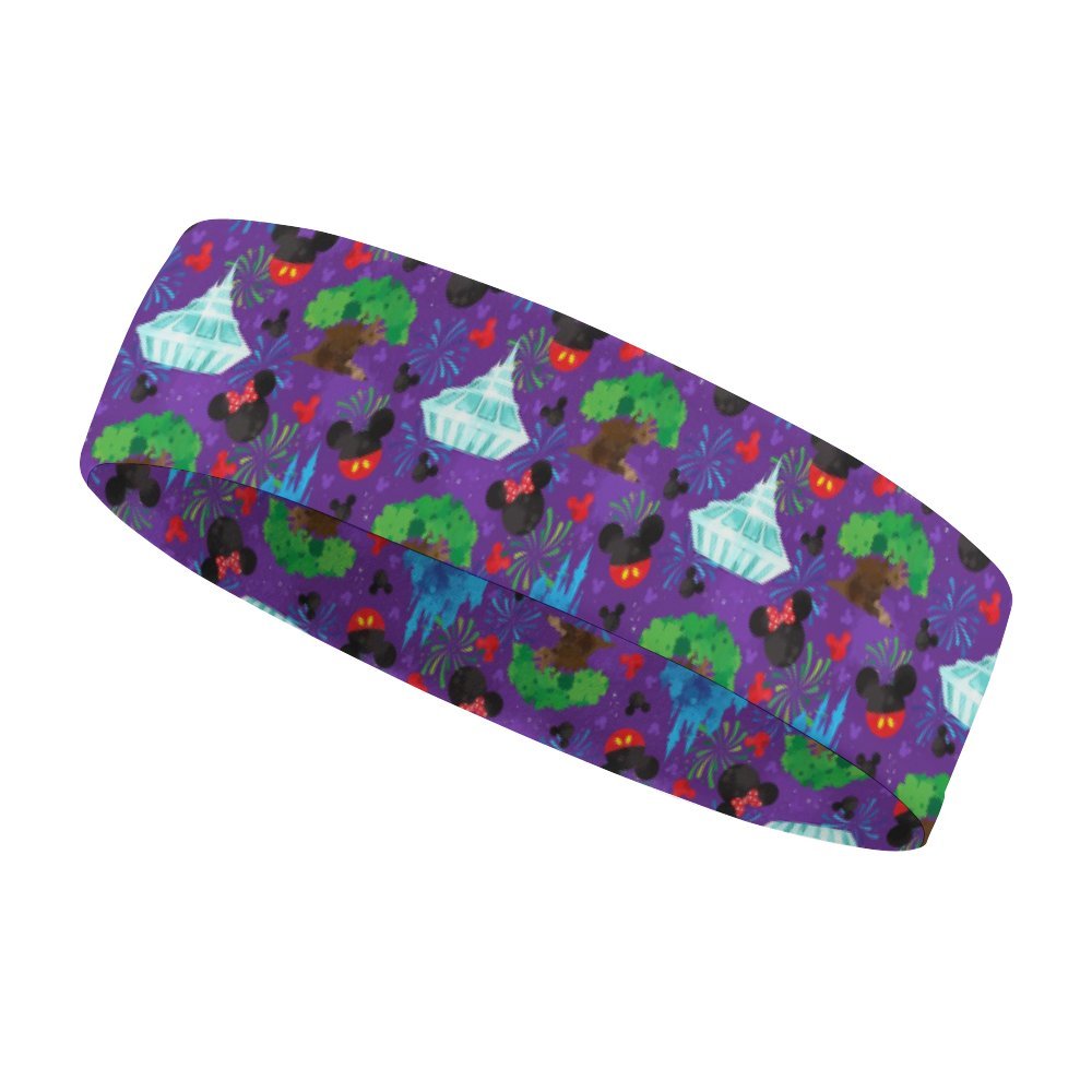 Park Hopper Fireworks Sports Sweat Headband