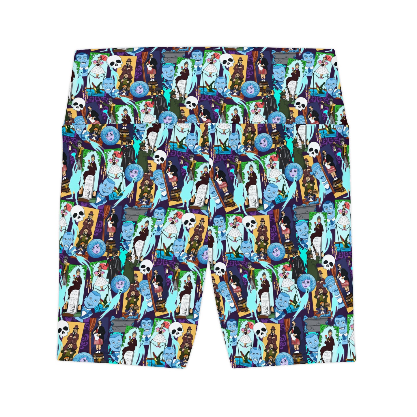 Haunted Mansion Favotires Women's Athletic Workout Shorts