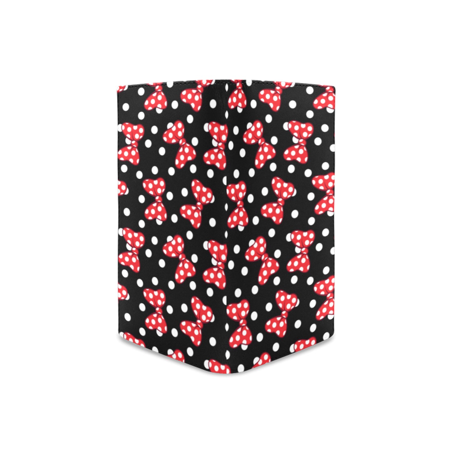 Polka Dot With Bows Women's Leather Wallet