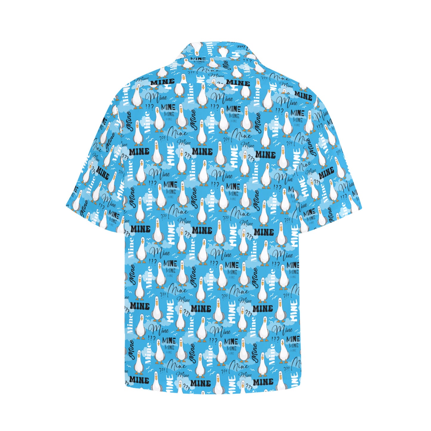 Mine Mine Mine Hawaiian Shirt With Chest Pocket