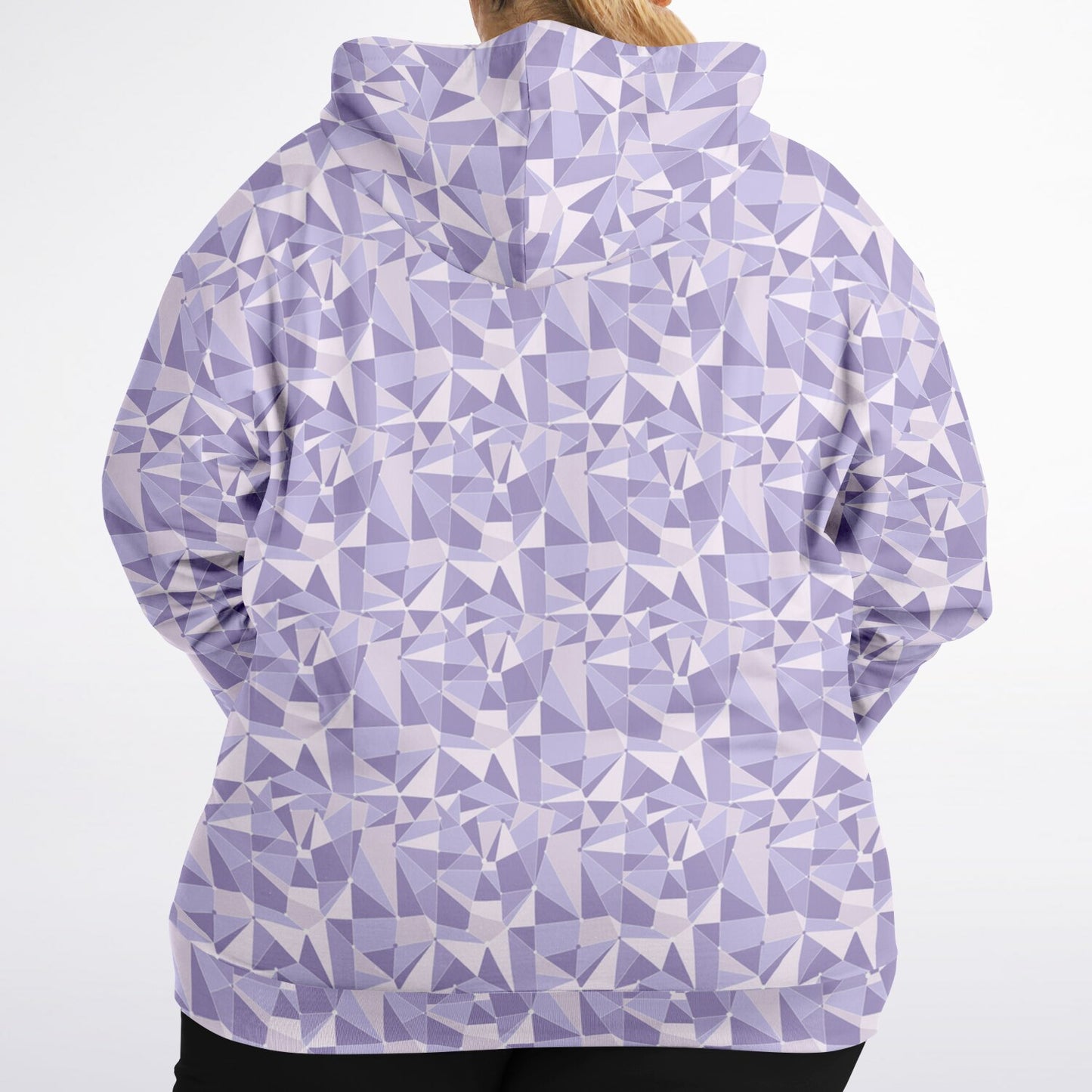 Purple Wall Plus-size Unisex Zip Hoodie