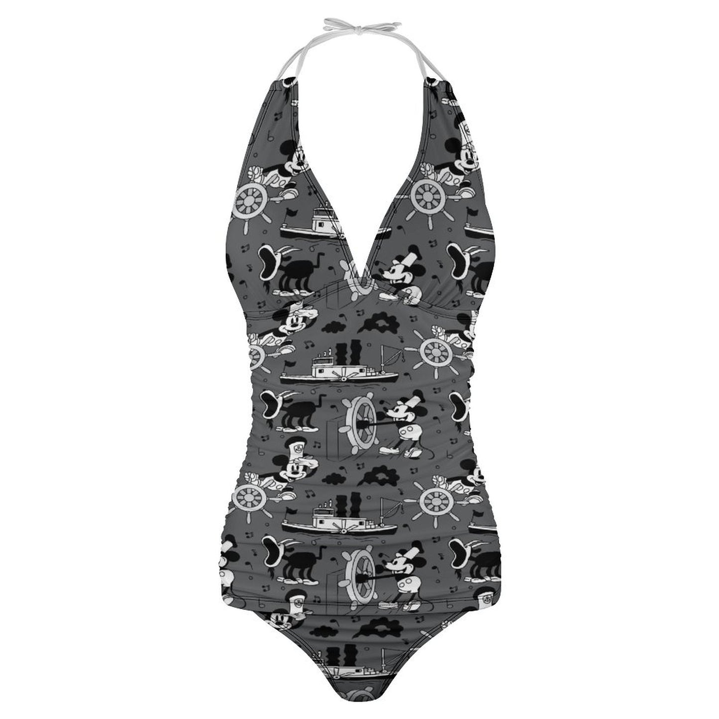 Steamboat Mickey Women's Split Swimsuit