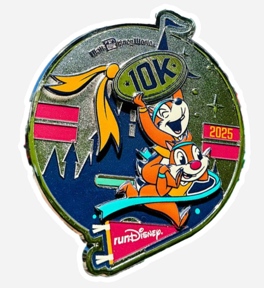 Chip And Dale 10K Medal Disney Sticker