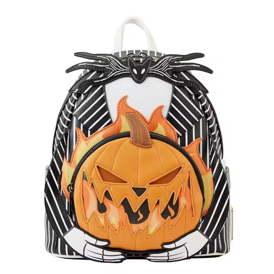 The Nightmare Before Christmas - Jack Pumpkin Glow Head Mini Backpack