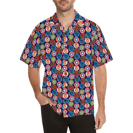 Marvel Shields Hawaiian Shirt