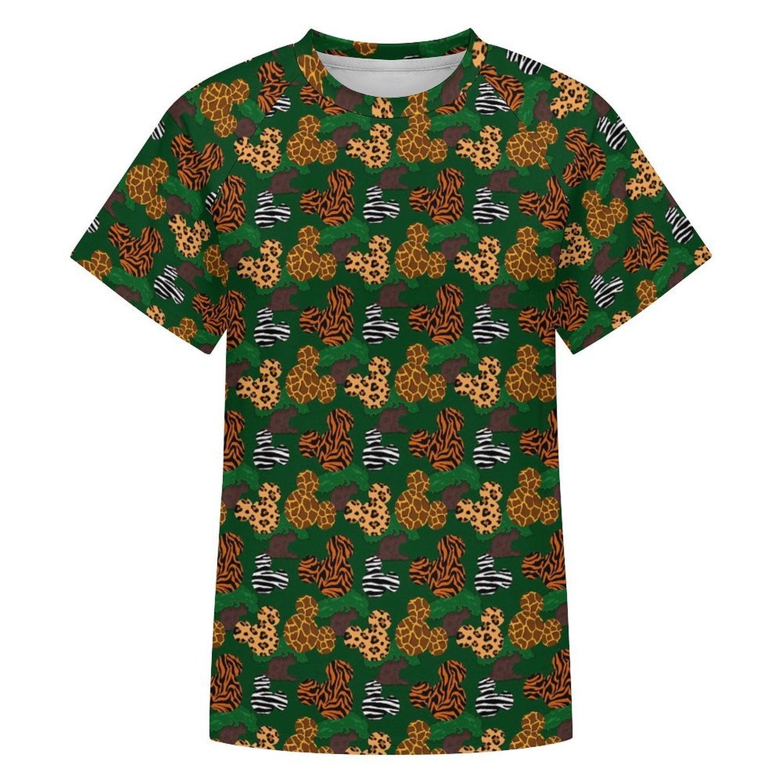 Women's All Over Print Raglan T-Shirt - Ambrie