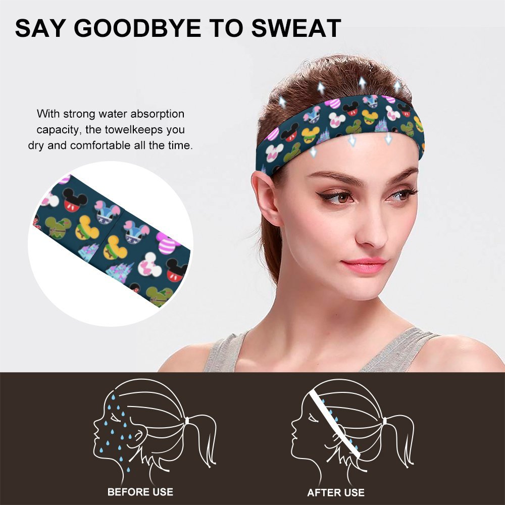 Pin Collector Sports Sweat Headband