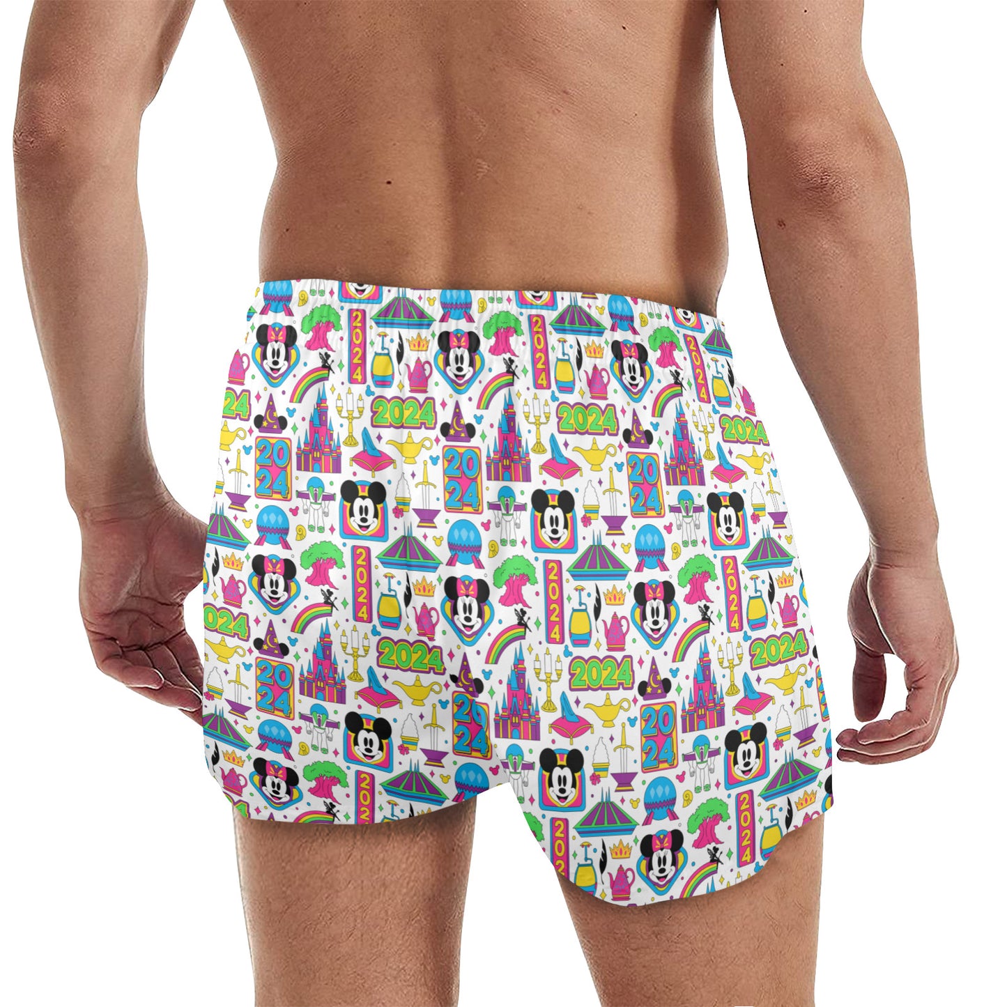 Disney 2024 Men's Quick Dry Athletic Shorts