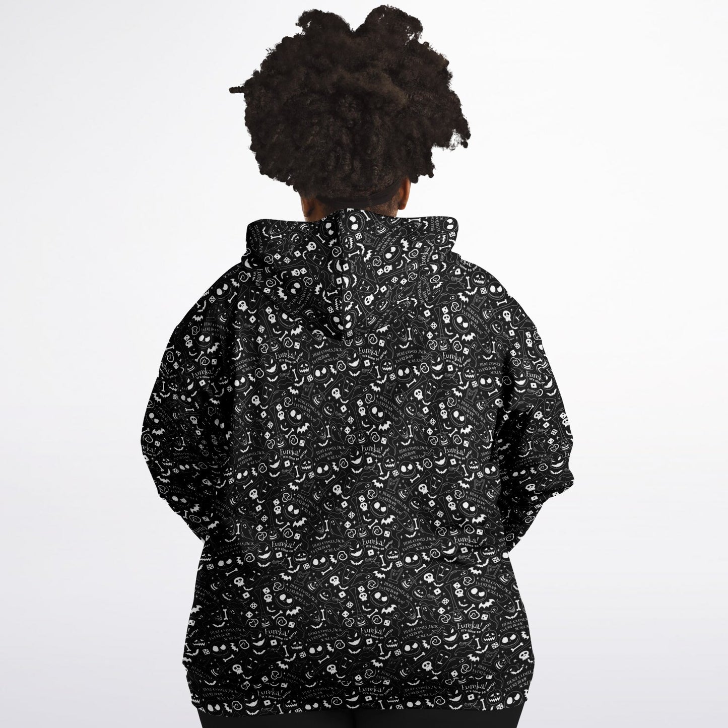 Everybody Scream Plus-size Unisex Zip Hoodie