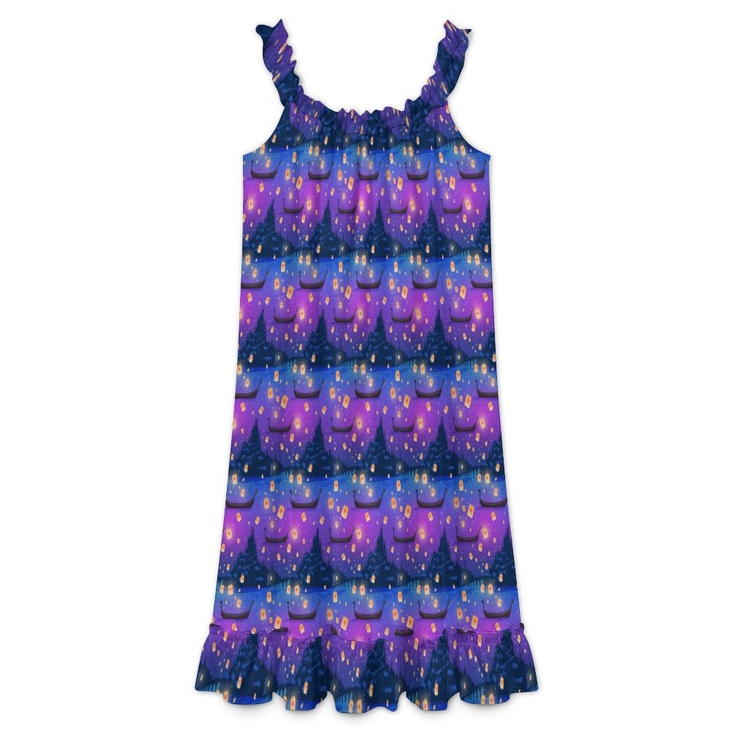 Women's Ruffled Strap Dress - Ambrie