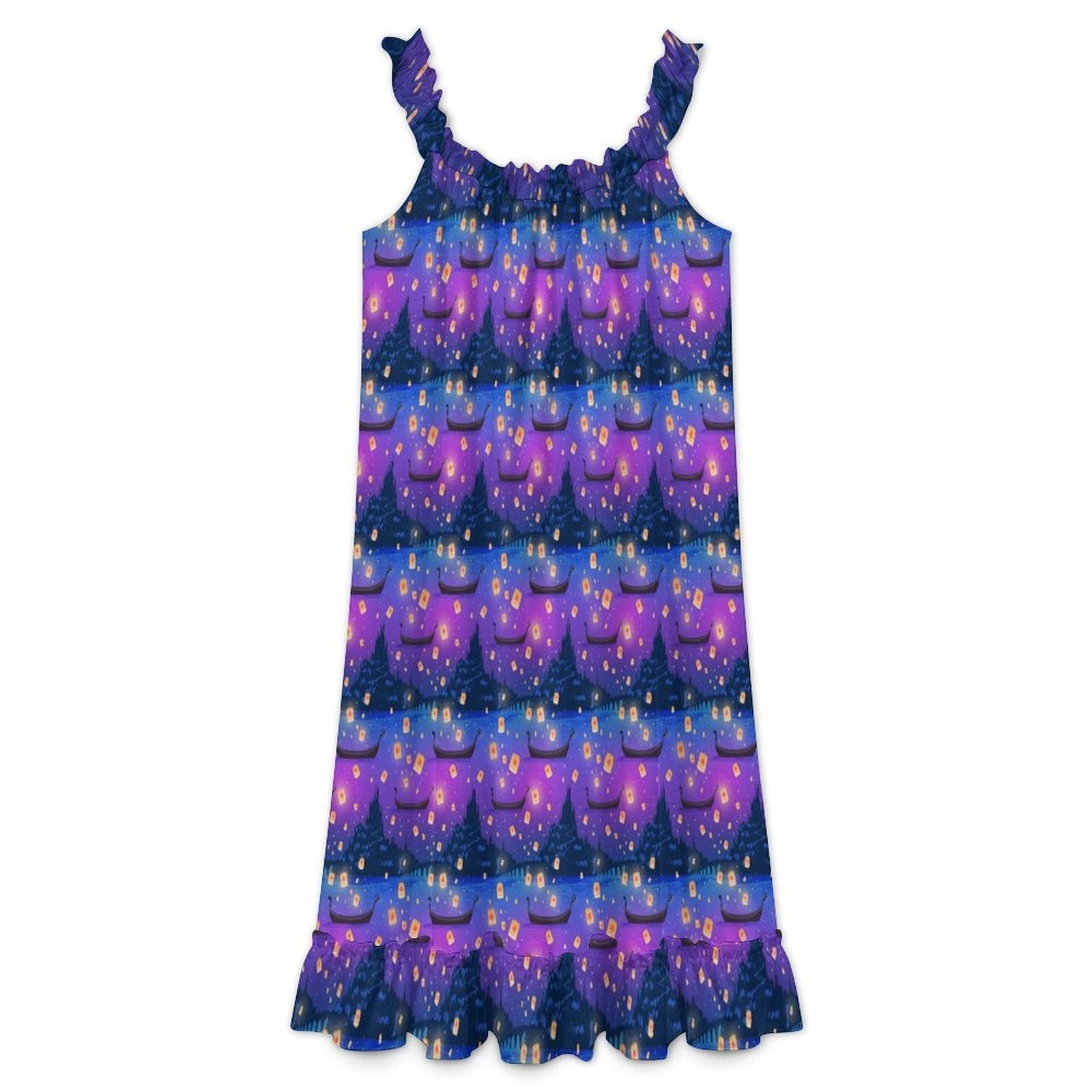 Women's Ruffled Strap Dress - Ambrie