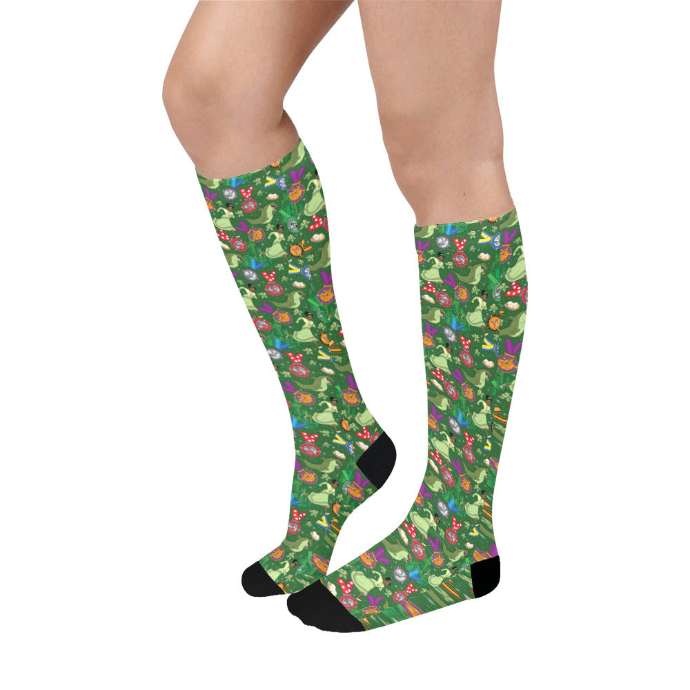 Tiana Wine And Dine Race Over-The-Calf Socks