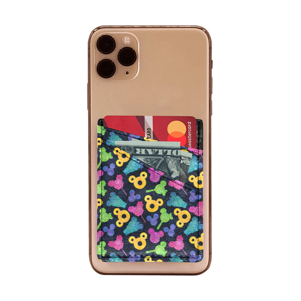 Glitter Park Snacks Cell Phone Card Holder