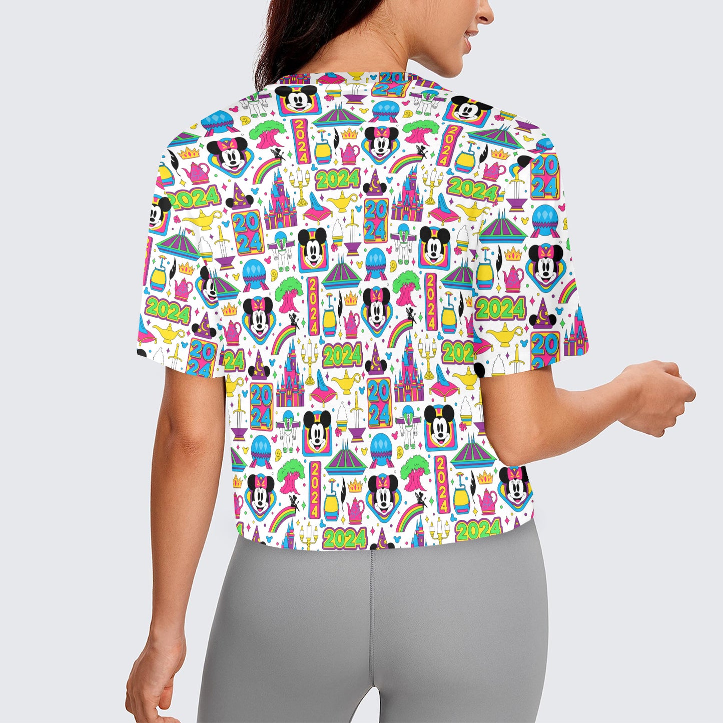 Disney 2024 Women's Cropped T-shirt