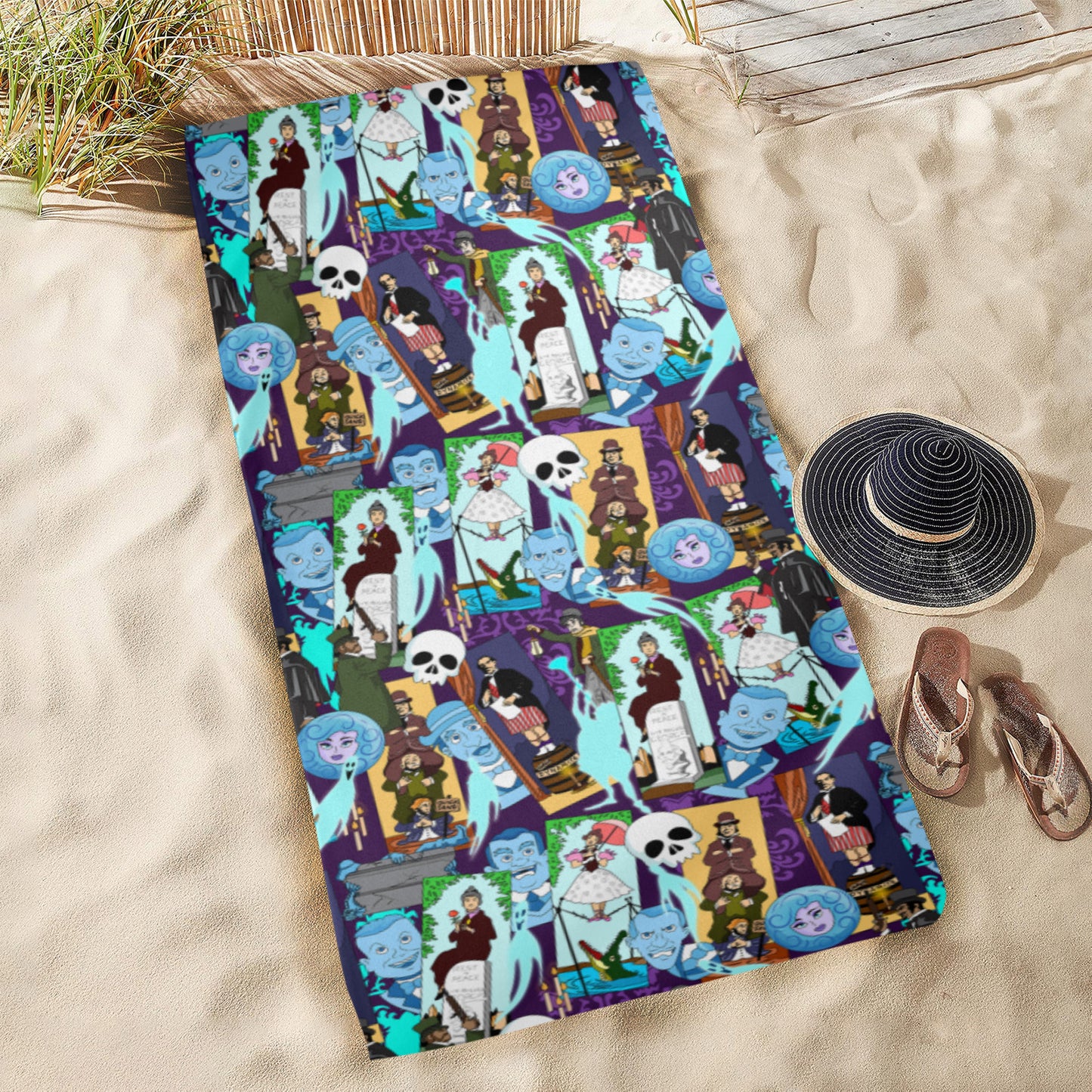 Haunted Mansion Favorites Beach Towel