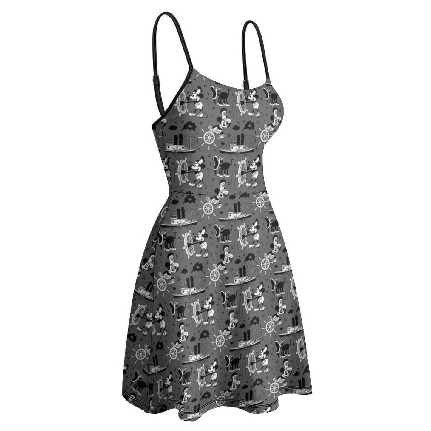 Steamboat Mickey Women’s Sling Short Dress - Ambrie