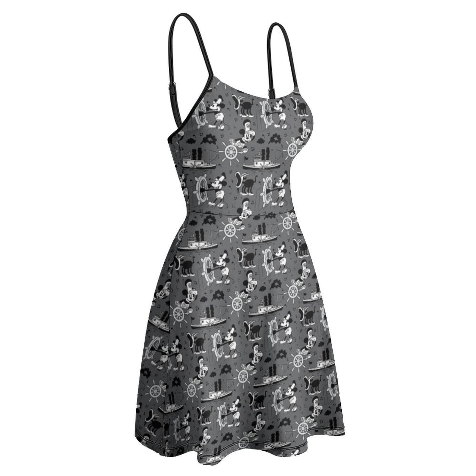 Steamboat Mickey Women’s Sling Short Dress - Ambrie
