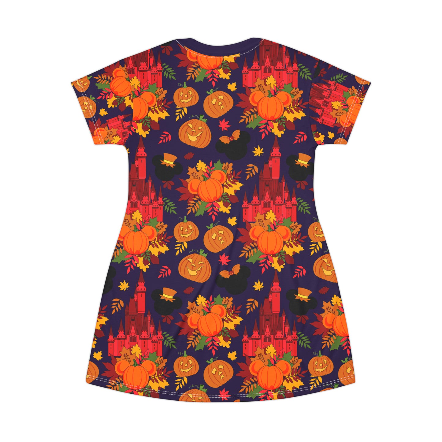 Fall Castles T-Shirt Dress