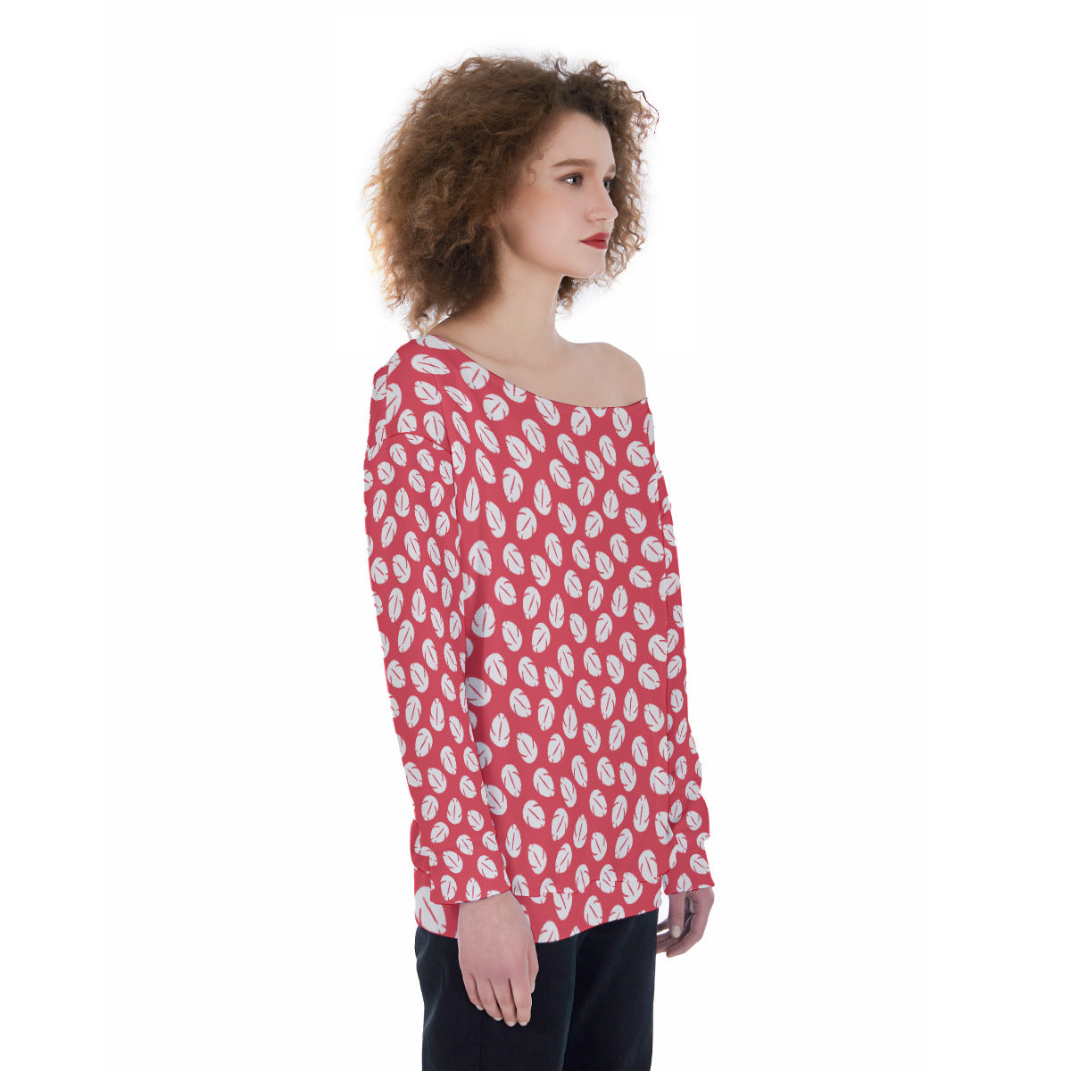 Lilo's Dress Oversized Women's Off-Shoulder Sweatshirt