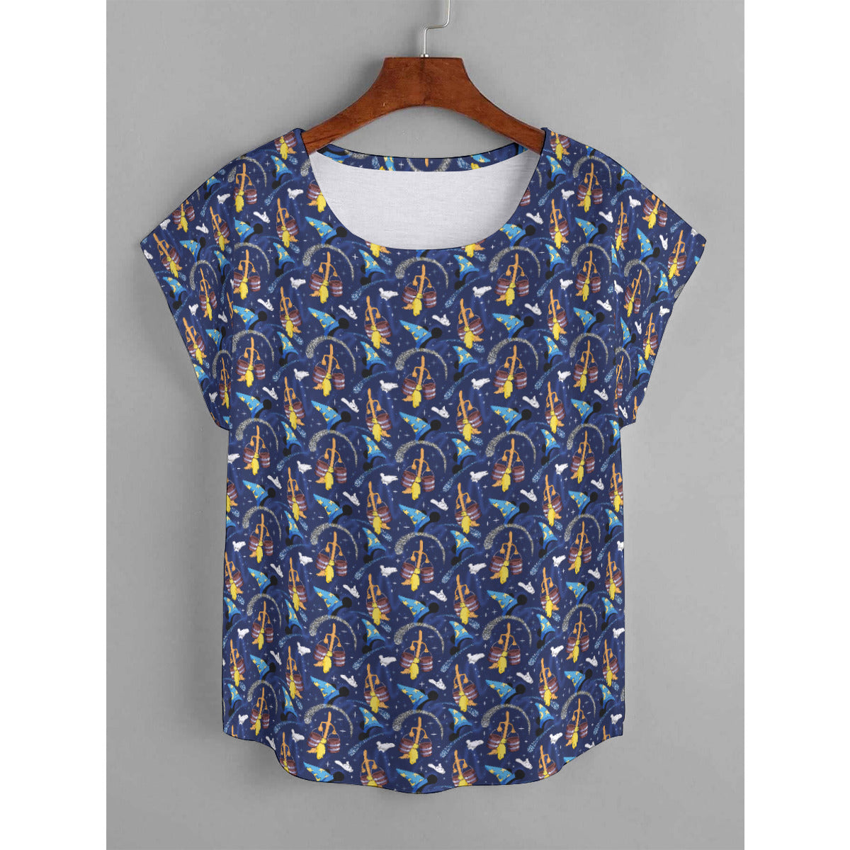 Sorcerer Plus Size Women's Curved Hem T-shirt