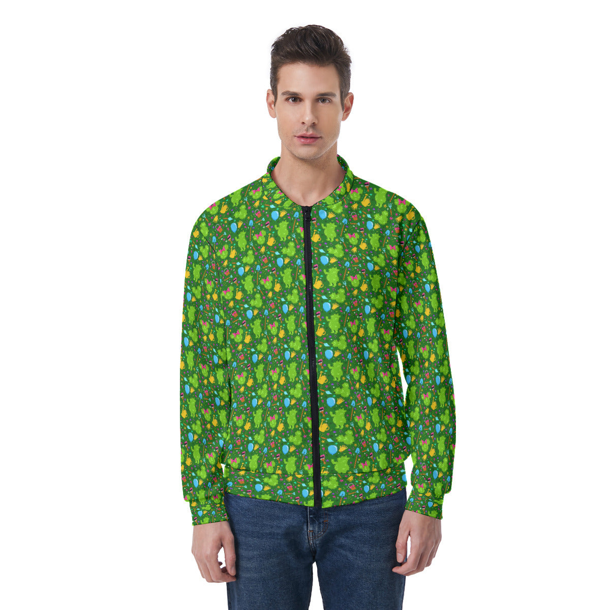 Flower And Garden Unisex Light Jacket