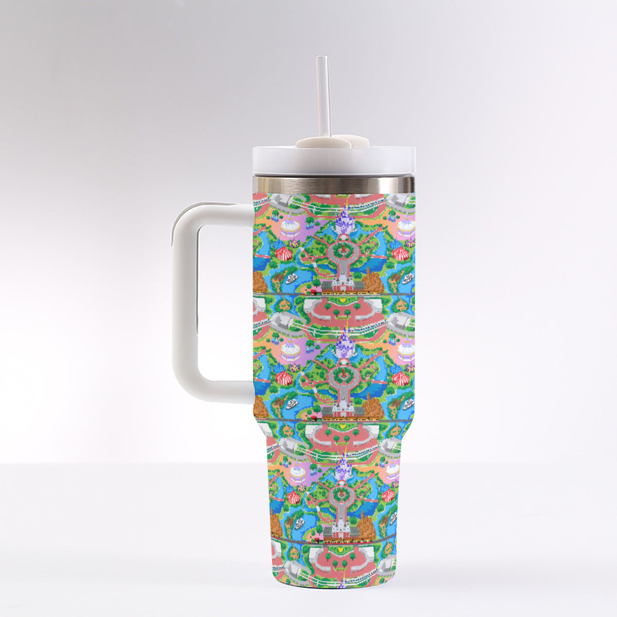 Park Map 40 oz Tumbler With Handle