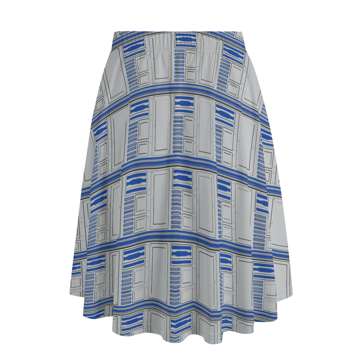 R2-D2 Women's Long Maxi Skirt With Pockets