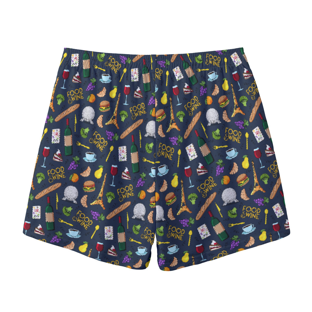Food & Wine Unisex Pocket Shorts