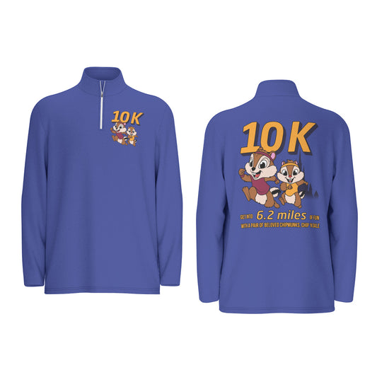 Chip And Dale 10K Men's Athletic Long Sleeve Jacket