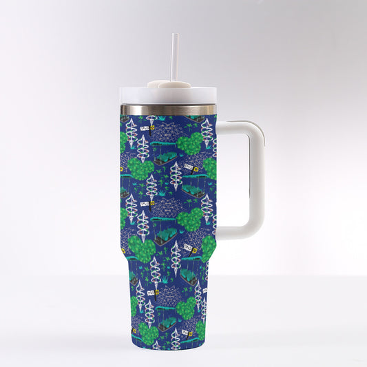 Living With The Land 40 oz Tumbler With Handle